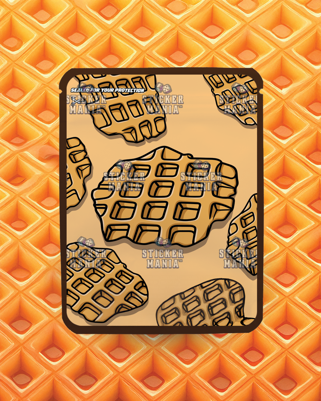 Waffle Cone | Pre-Made Sticker Bag | 3.5g