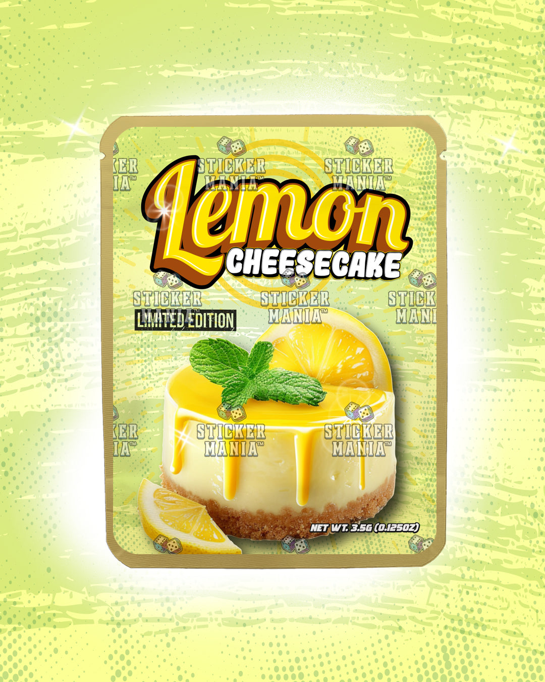 Lemon Cheesecake | Pre-Made Sticker Bag | 3.5g