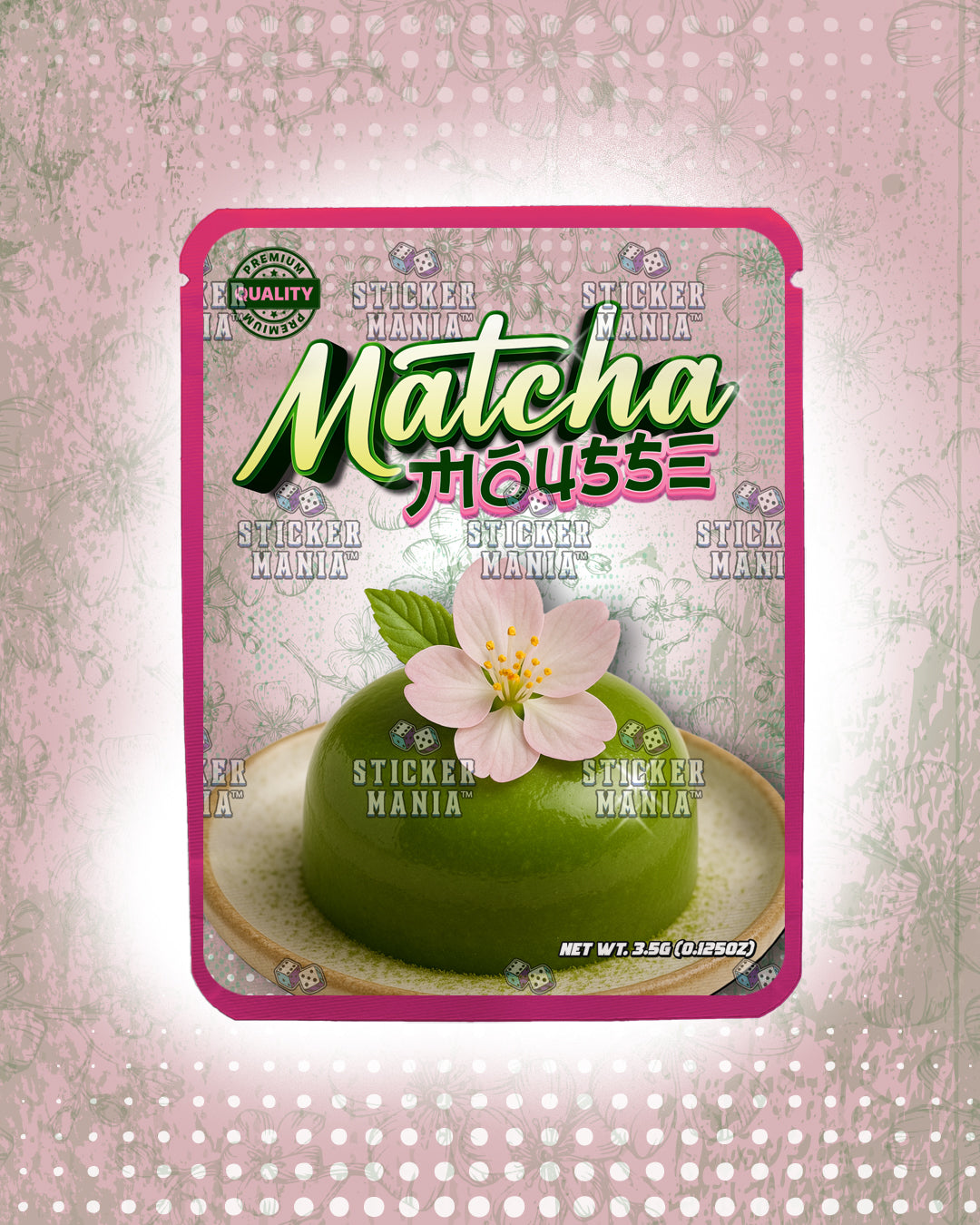 Matcha Mousse | Pre-Made Sticker Bag | 3.5g