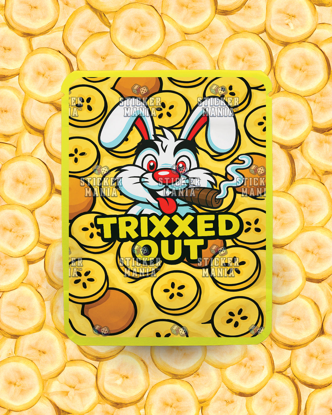 Trixxed Out - Banana Pudding Crunch | Pre-Made Sticker Bag | 3.5g