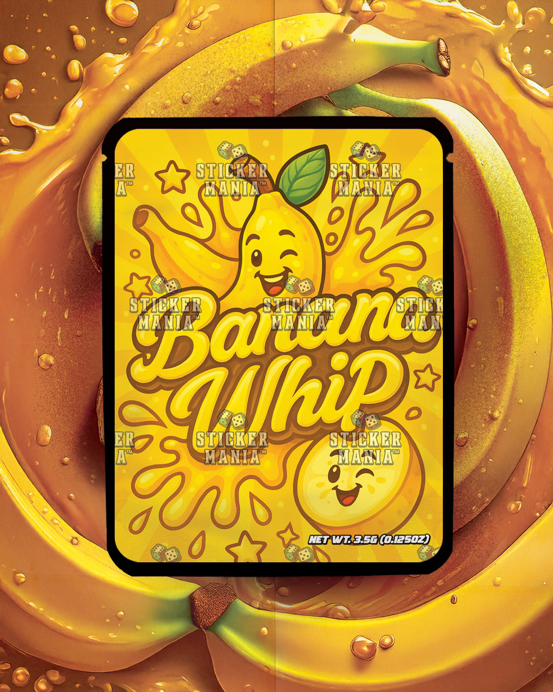 Banana Whip | Pre-Made Sticker Bag | 3.5g