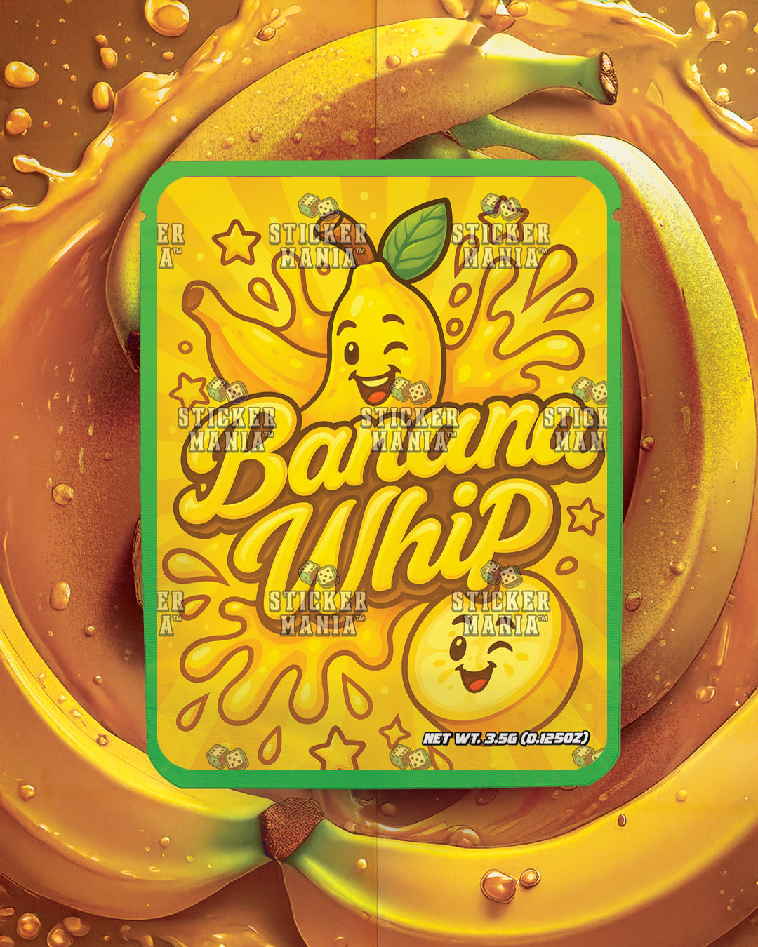 Banana Whip | Pre-Made Sticker Bag | 3.5g