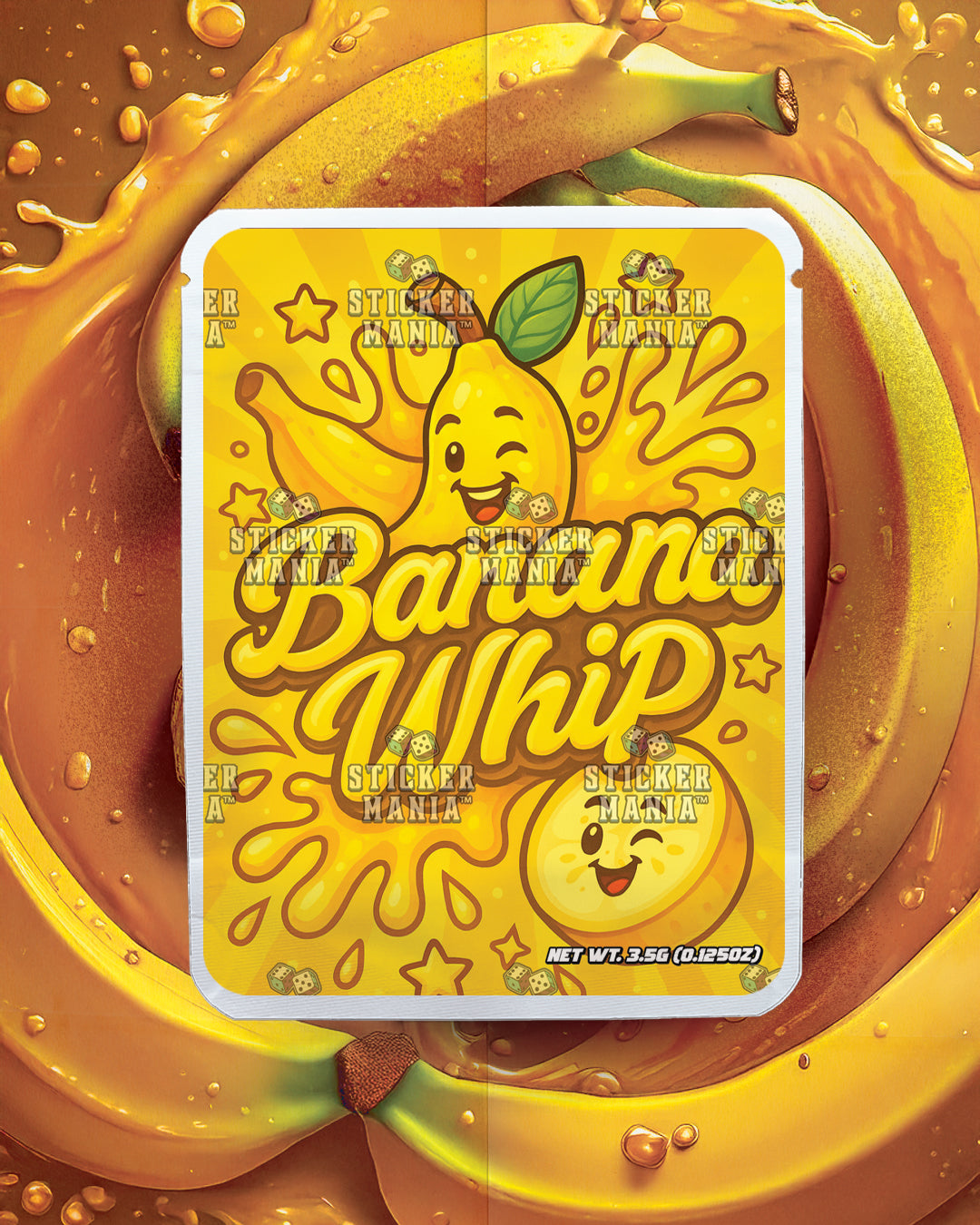 Banana Whip | Pre-Made Sticker Bag | 3.5g