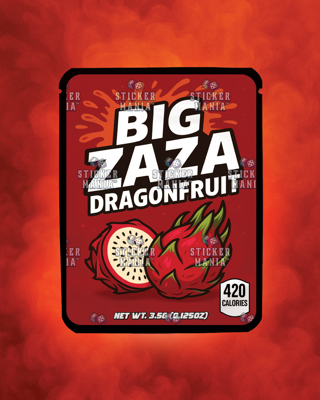 Big Zaza Dragon Fruit | Pre-Made Sticker Bag | 3.5g