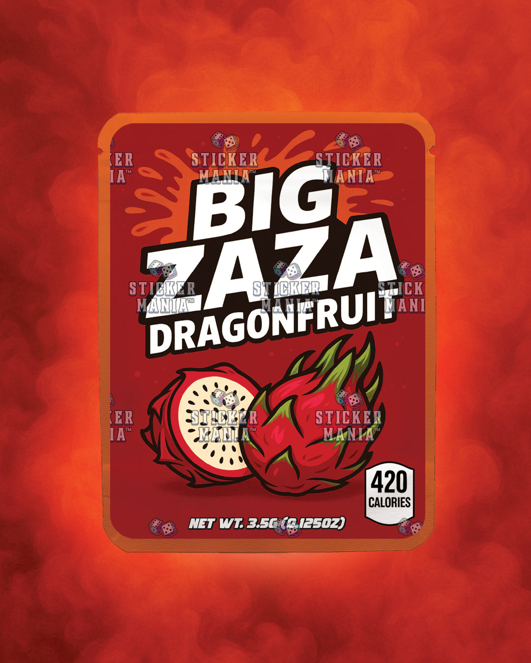 Big Zaza Dragon Fruit | Pre-Made Sticker Bag | 3.5g