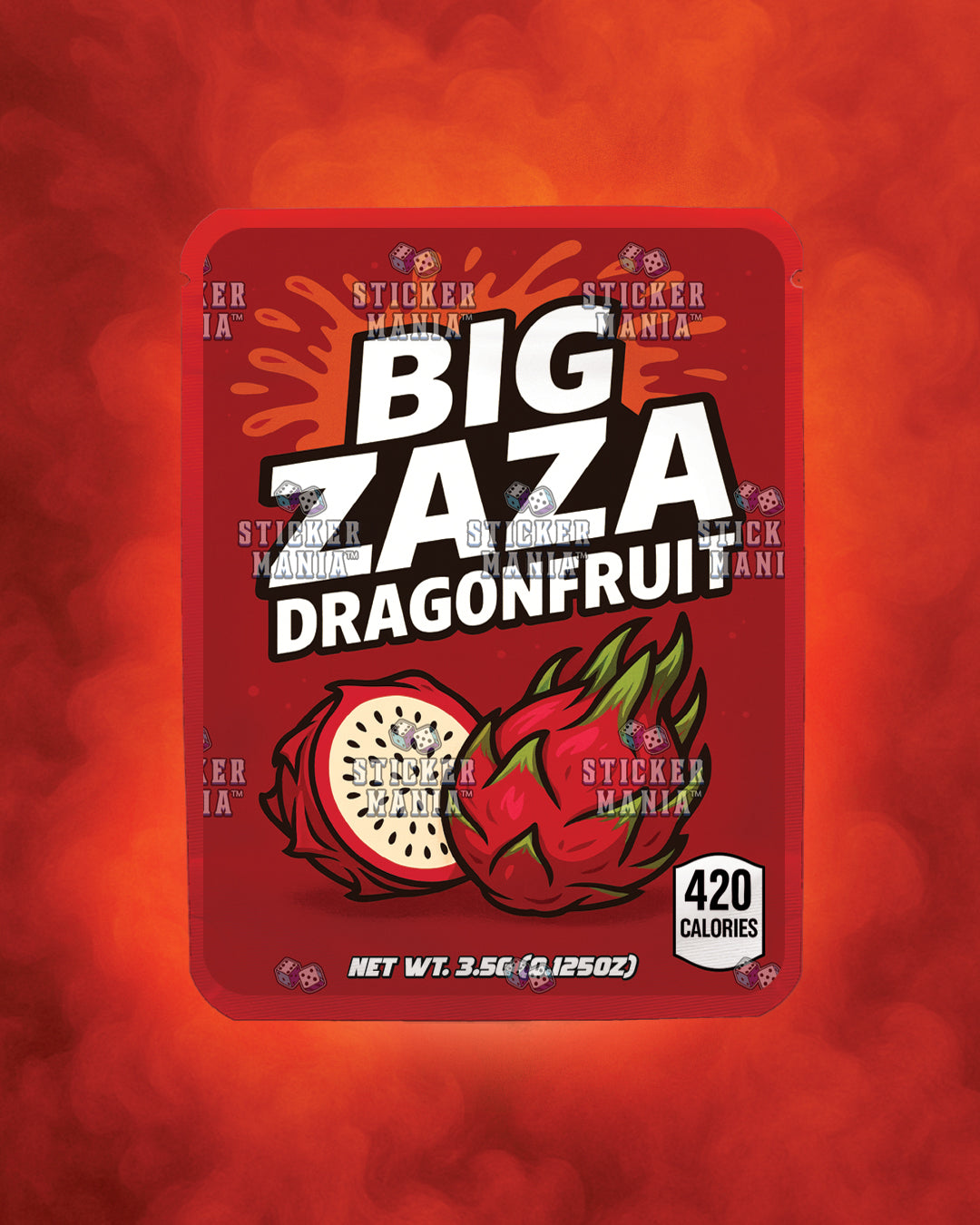 Big Zaza Dragon Fruit | Pre-Made Sticker Bag | 3.5g