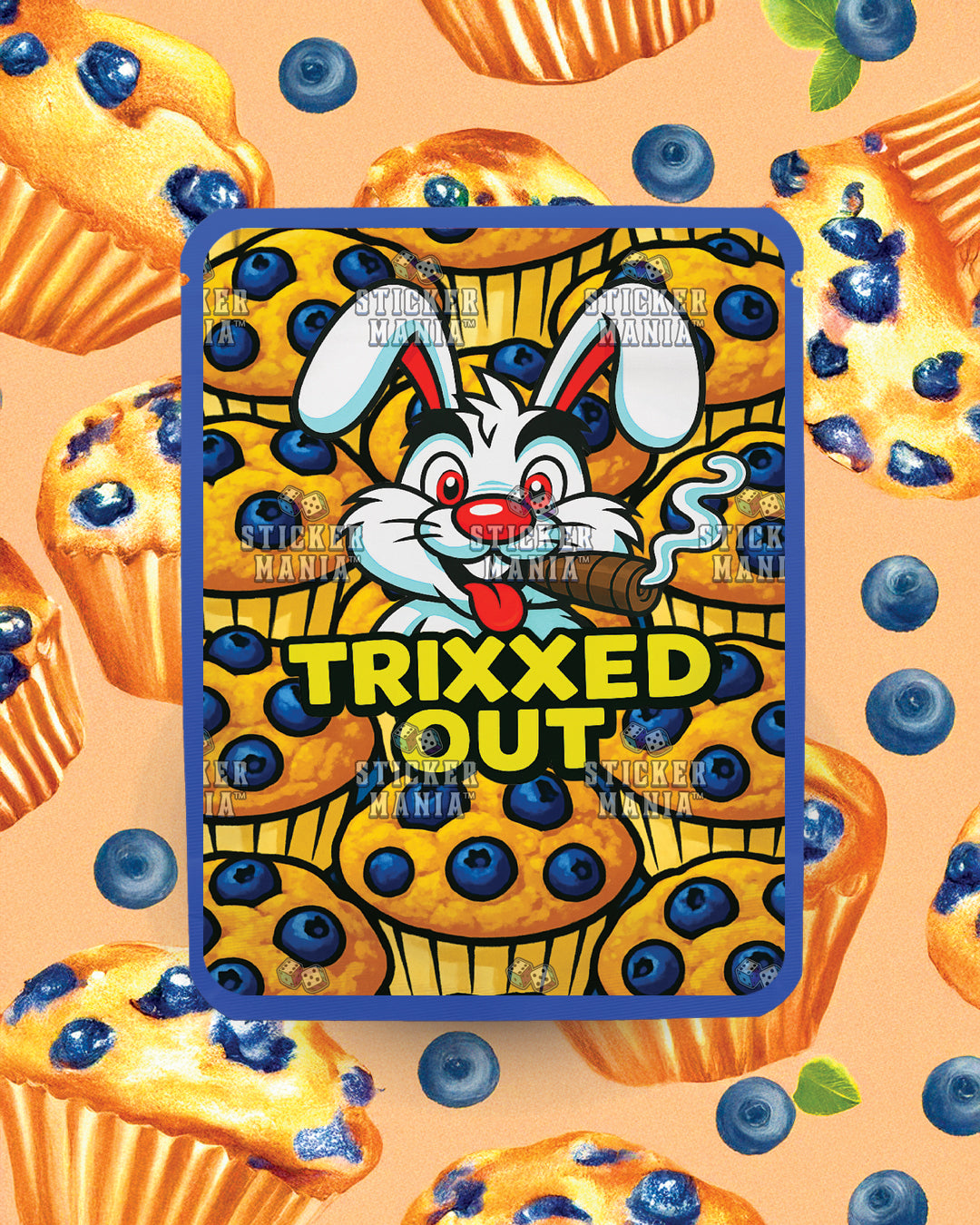 Trixxed Out - Blueberry Muffin Crunch | Pre-Made Sticker Bag | 3.5g