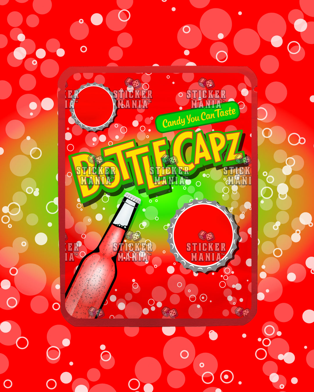 Bottle Capz Cherry Lime | Pre-Made Sticker Bag | 3.5g