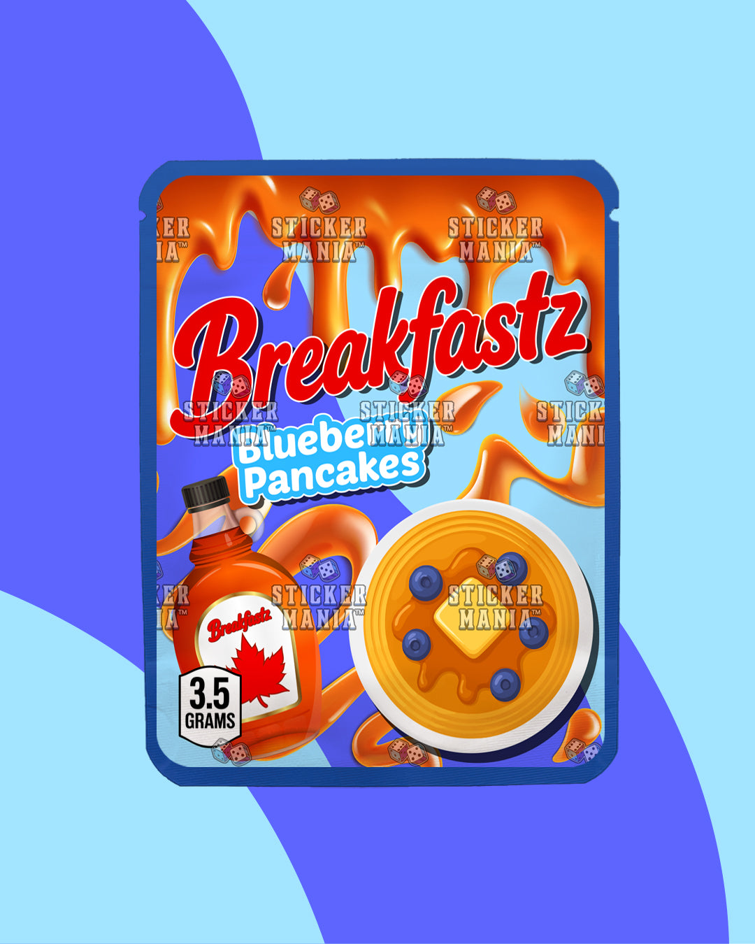 Breakfastz Blueberry Pancakes | Pre-Made Sticker Bag | 3.5g