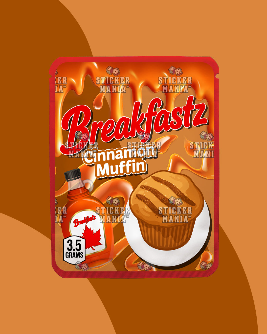 Breakfastz Cinnamon Muffin | Pre-Made Sticker Bag | 3.5g