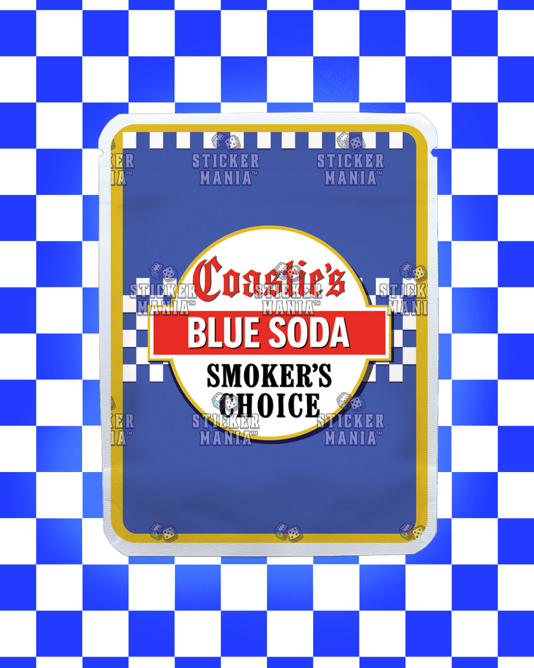 Coasties Blue Soda | Pre-Made Sticker Bag | 3.5g