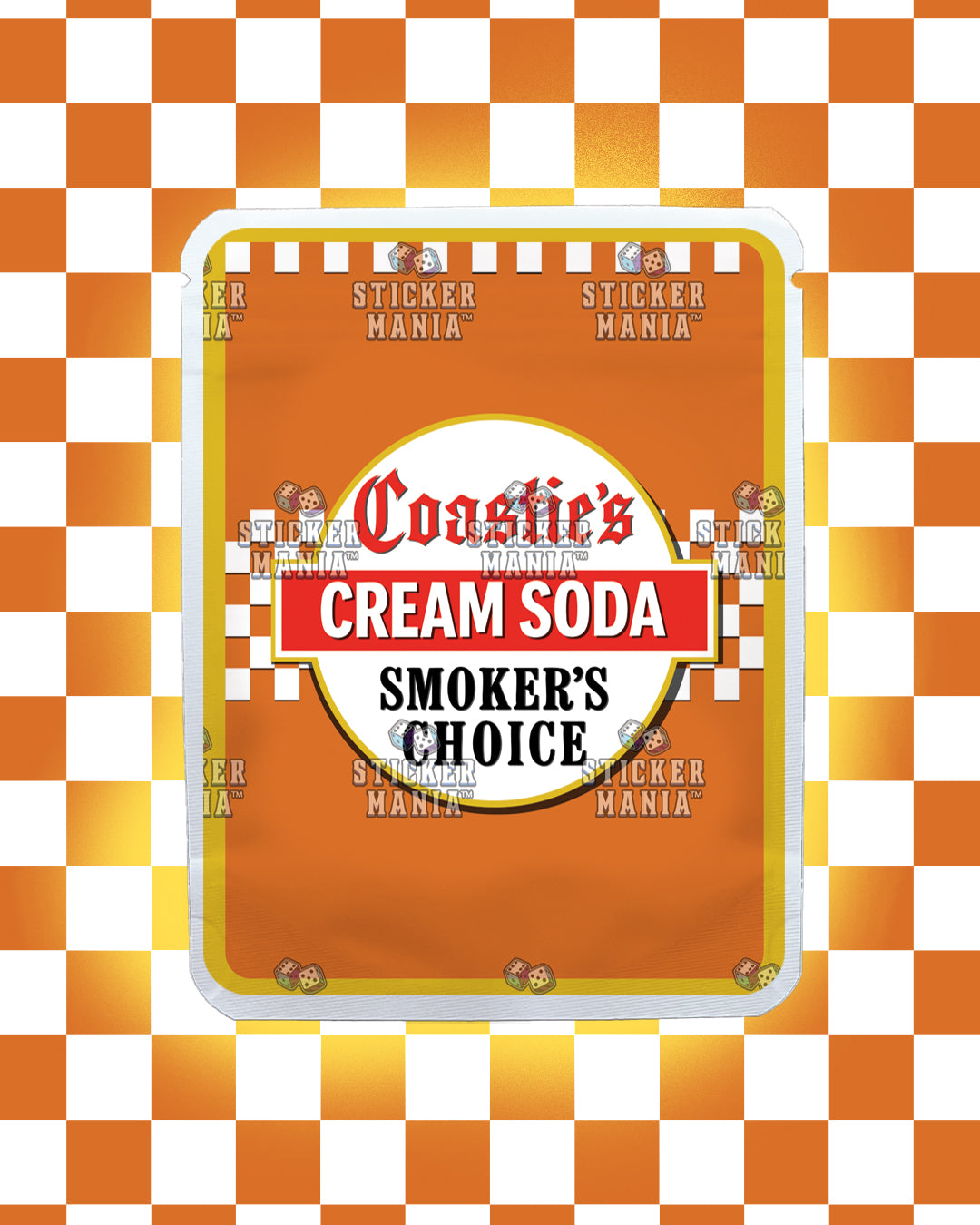 Coasties Cream Soda | Pre-Made Sticker Bag | 3.5g