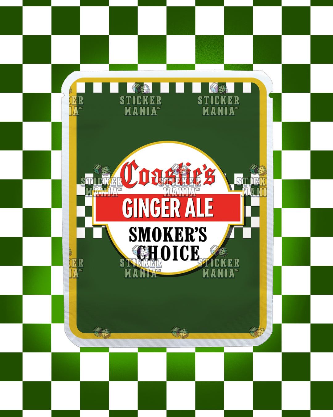 Coasties Ginger Ale | Pre-Made Sticker Bag | 3.5g