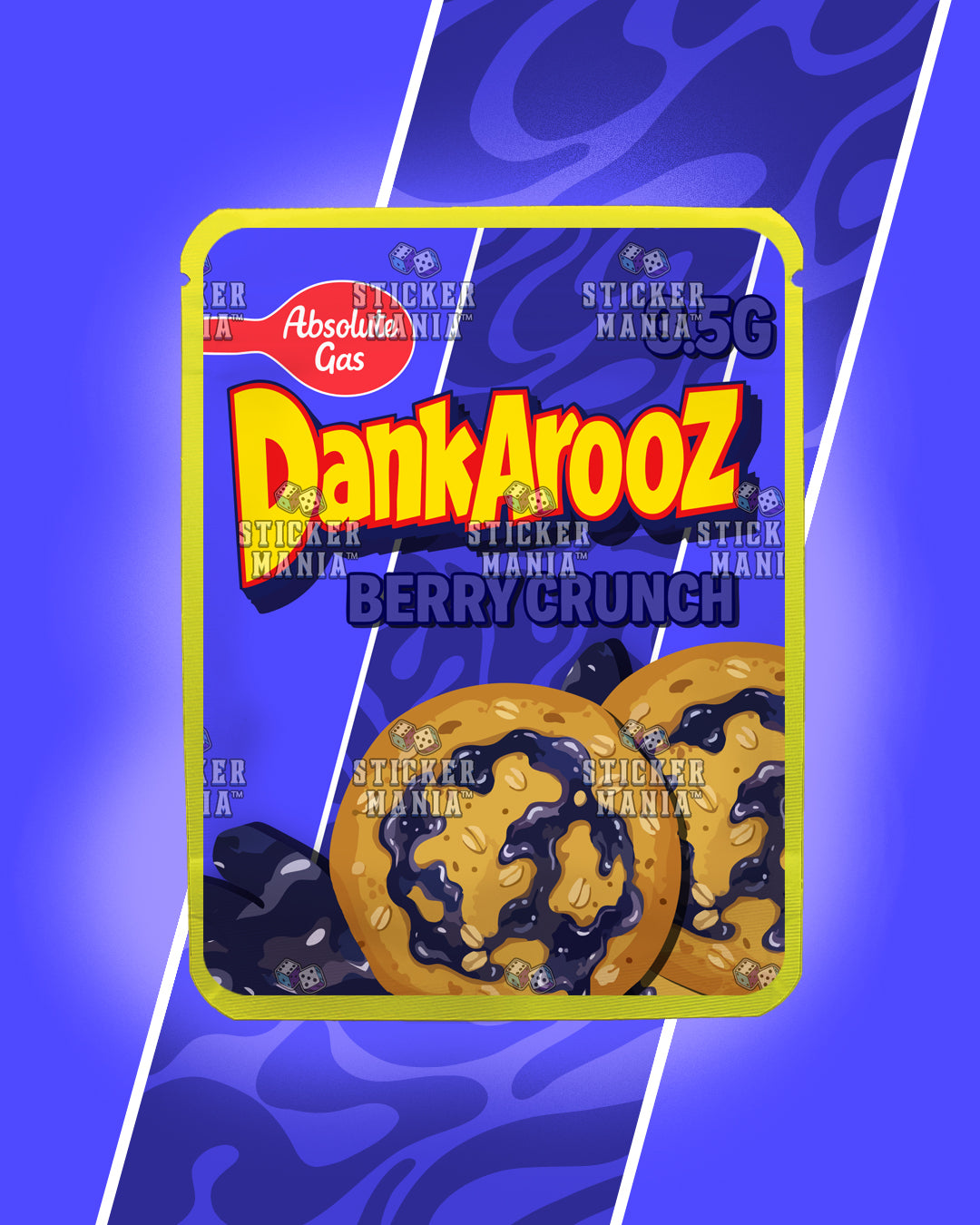 Dankarooz 2.0 Berry Crunch | Pre-Made Sticker Bag | 3.5g