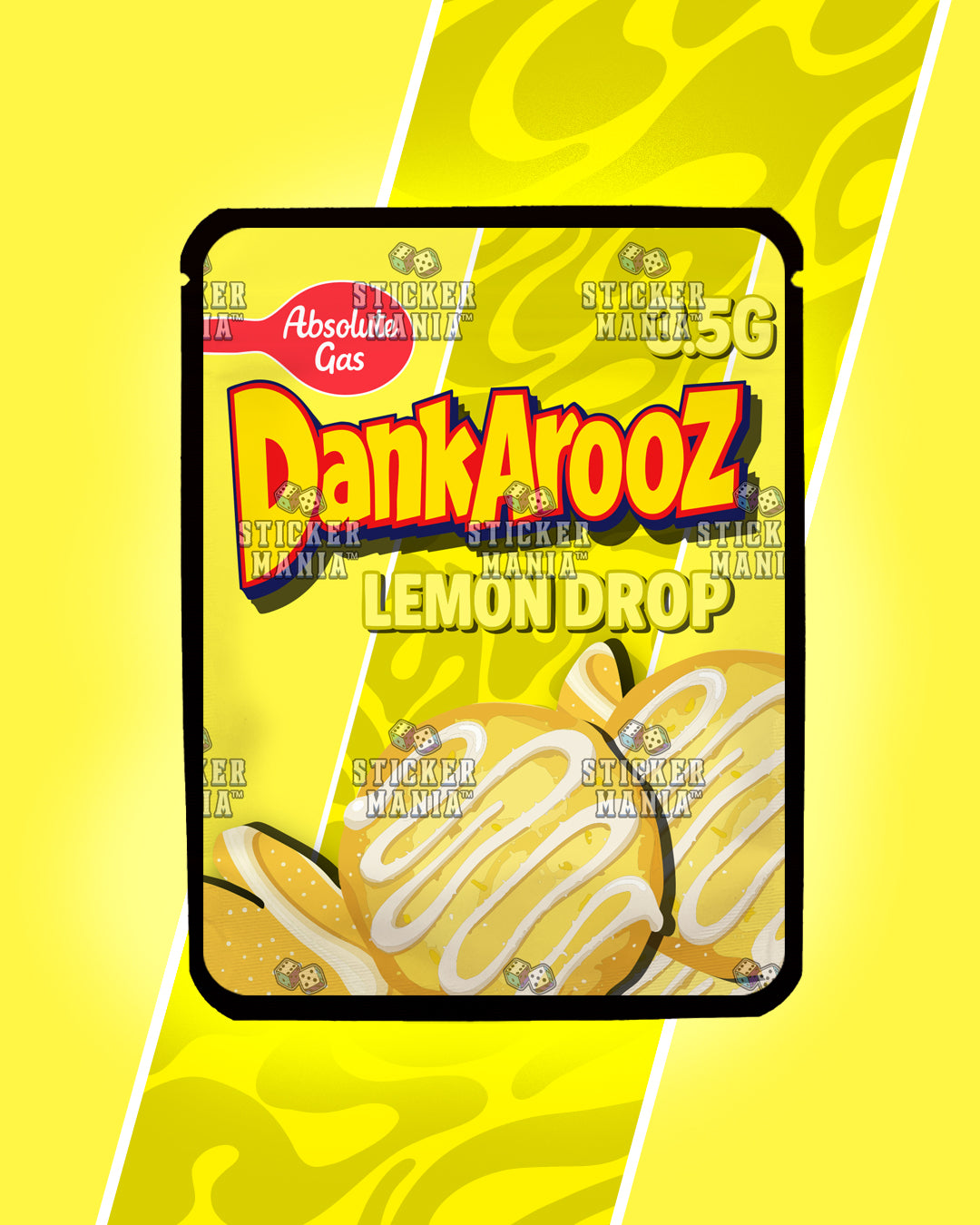Dankarooz 2.0 Lemon Drop | Pre-Made Sticker Bag | 3.5g