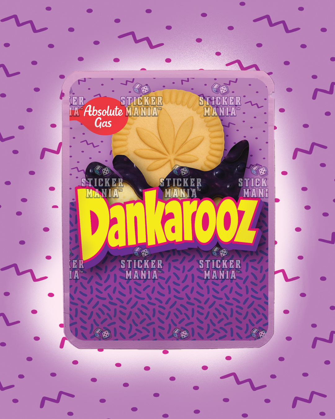 Dankarooz Blueberry Cheesecake | Pre-Made Sticker Bag | 3.5g