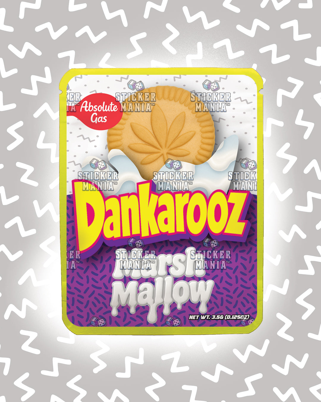Dankarooz Marshmallow | Pre-Made Sticker Bag | 3.5g