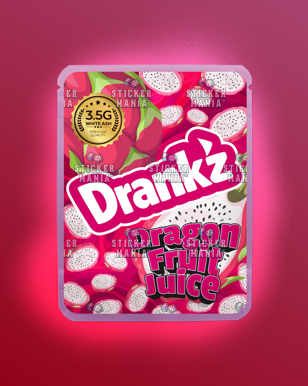 Drankz Dragonfruit Juice | Pre-Made Sticker Bag | 3.5g