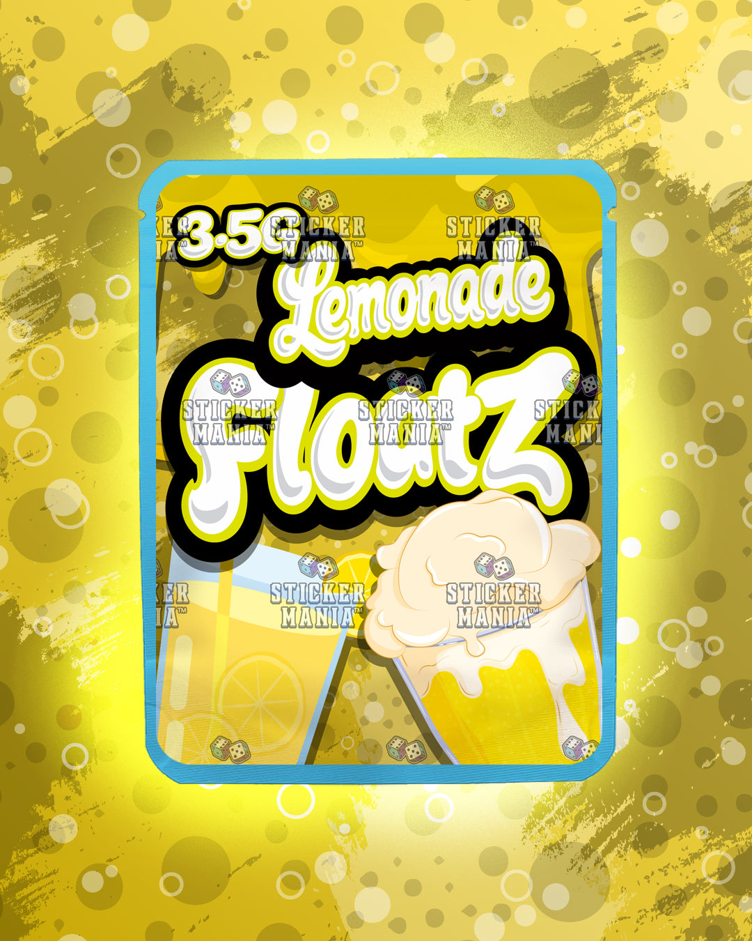 Floatz Lemonade | Pre-Made Sticker Bag | 3.5g