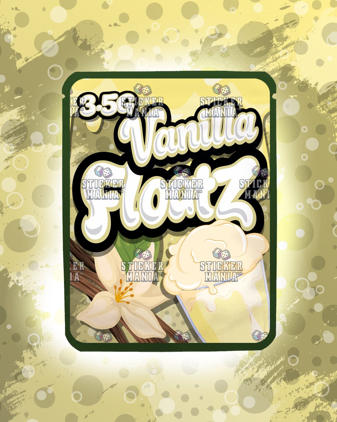 Floatz Vanilla | Pre-Made Sticker Bag | 3.5g
