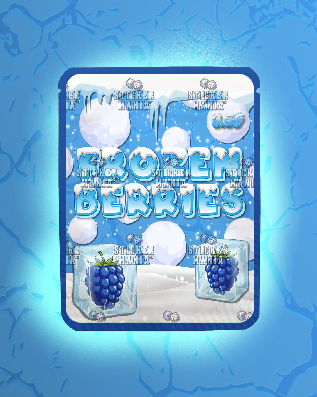 Frozen Berries | Pre-Made Sticker Bag | 3.5g