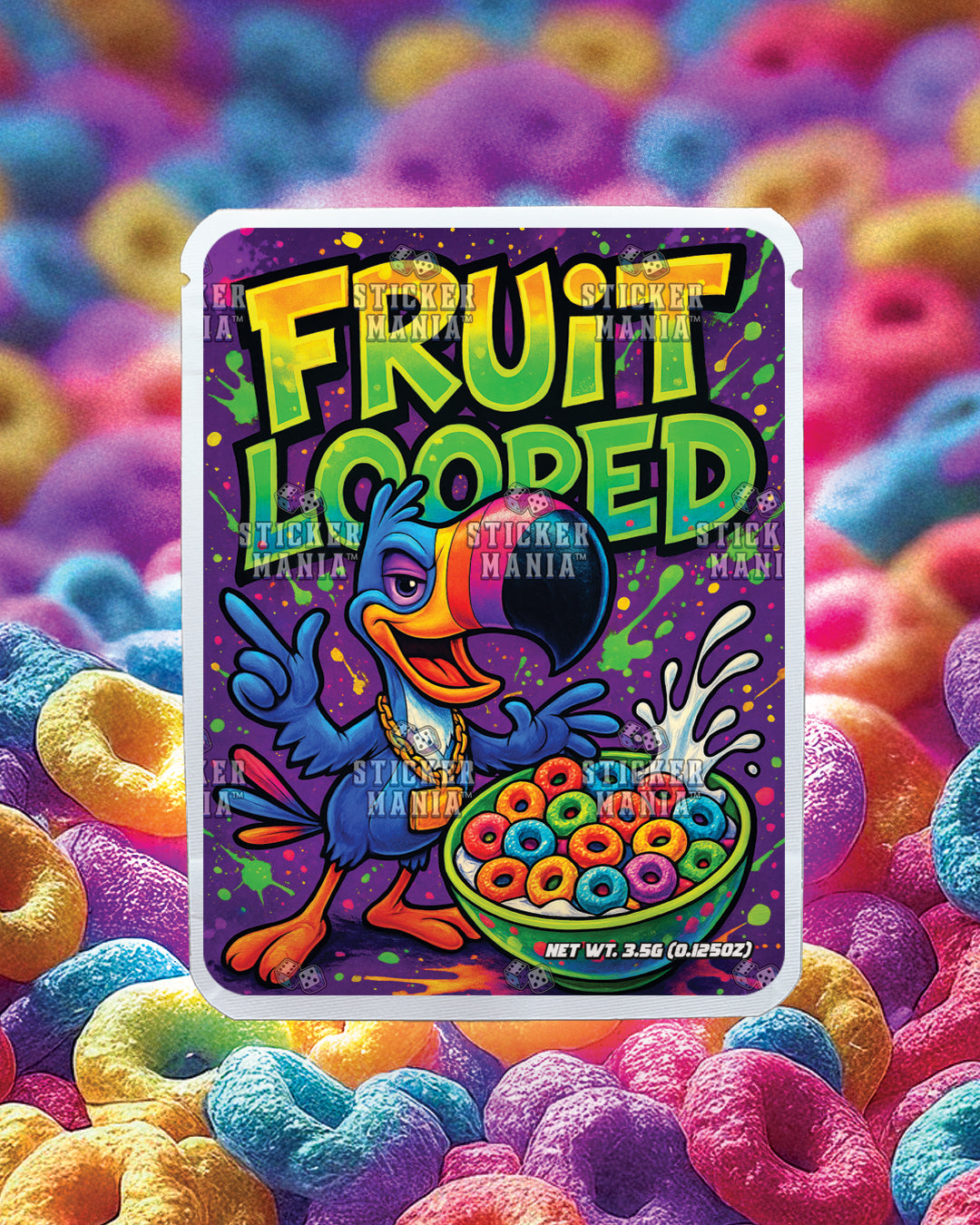 Fruit Looped | Pre-Made Sticker Bag | 3.5g