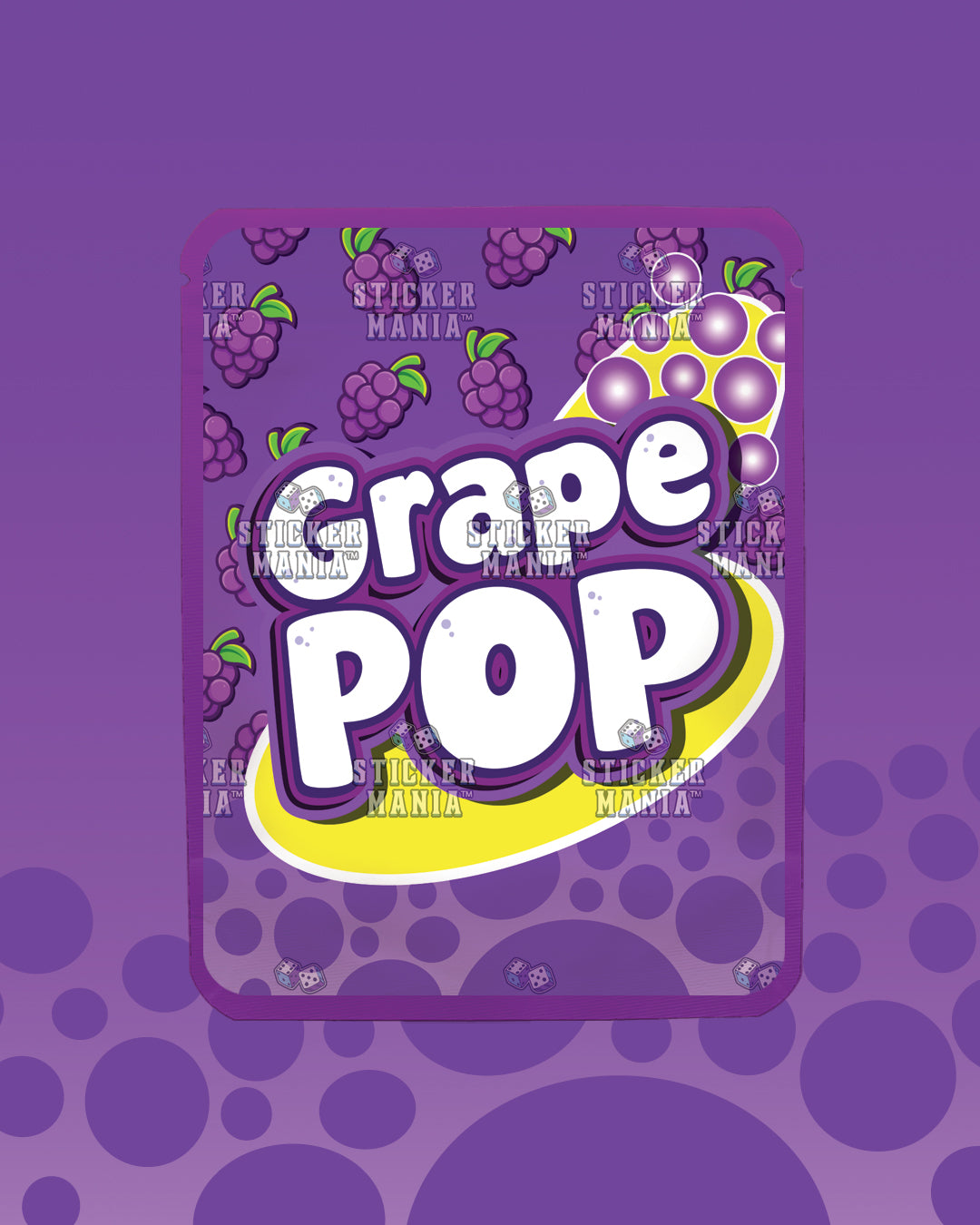 Grape Pop | Pre-Made Sticker Bag | 3.5g