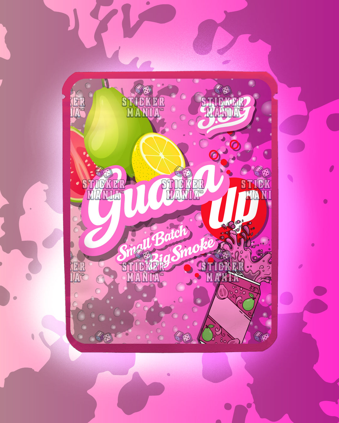 Guava Up | Pre-Made Sticker Bag | 3.5g