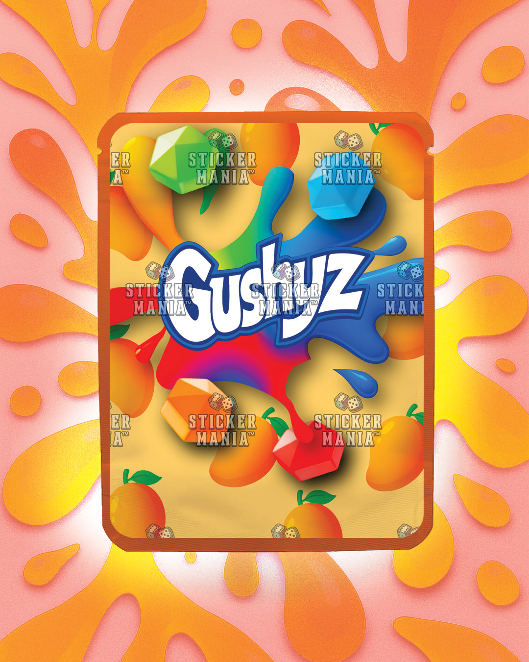 Gushyz Mango Madness | Pre-Made Sticker Bag | 3.5g