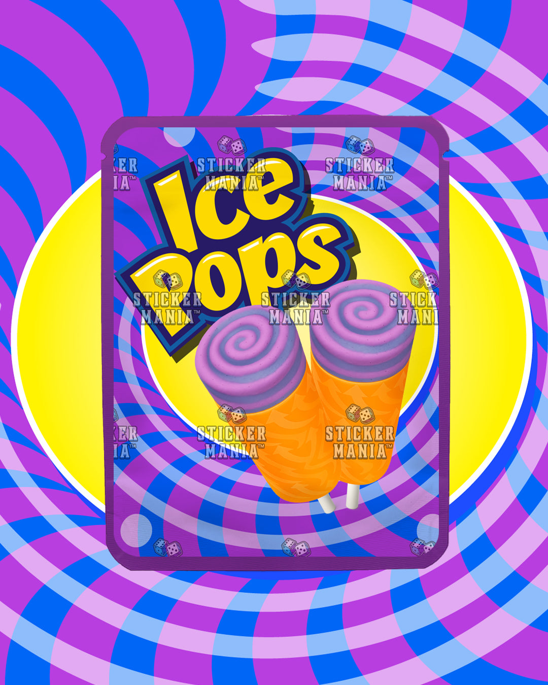 Ice Pops Mixed Berry | Pre-Made Sticker Bag | 3.5g