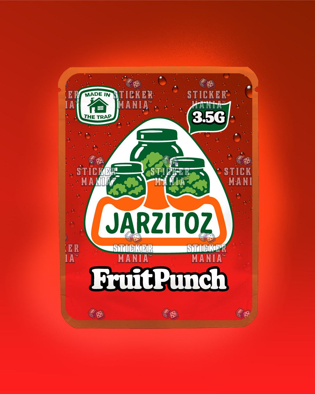 Jarzitoz Fruit Punch | Pre-Made Sticker Bag | 3.5g