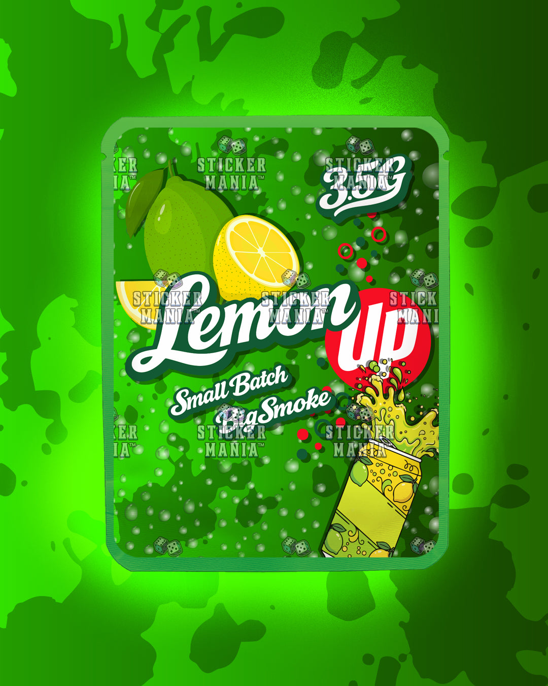 Lemon Up | Pre-Made Sticker Bag | 3.5g