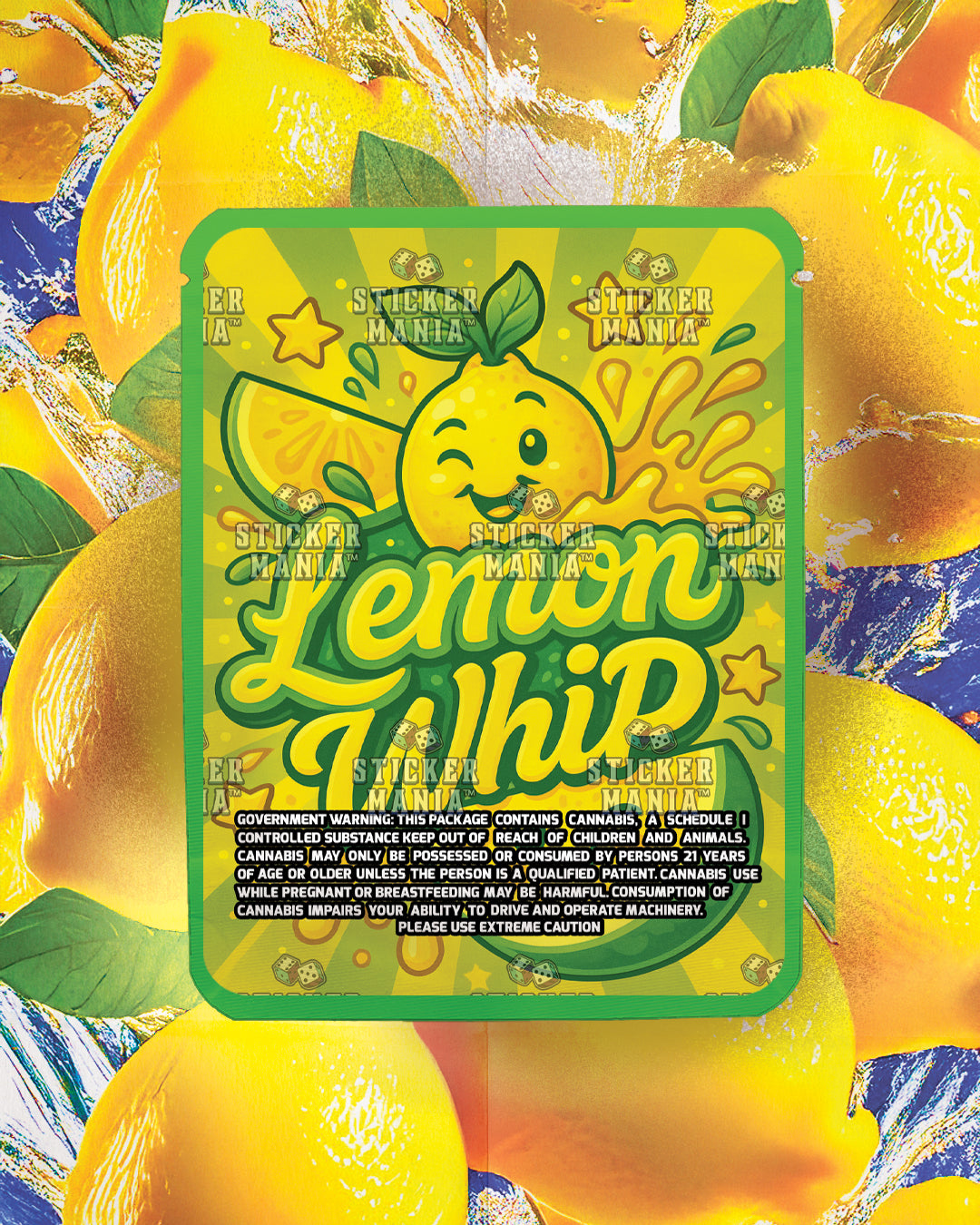 Lemon Whip | Pre-Made Sticker Bag | 3.5g