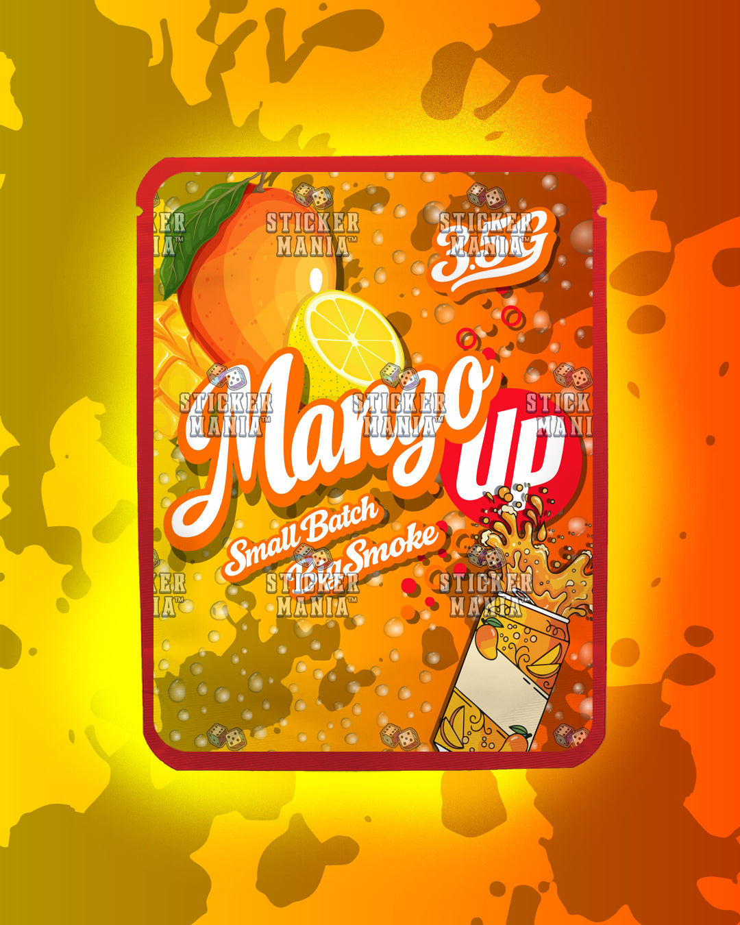 Mango Up | Pre-Made Sticker Bag | 3.5g