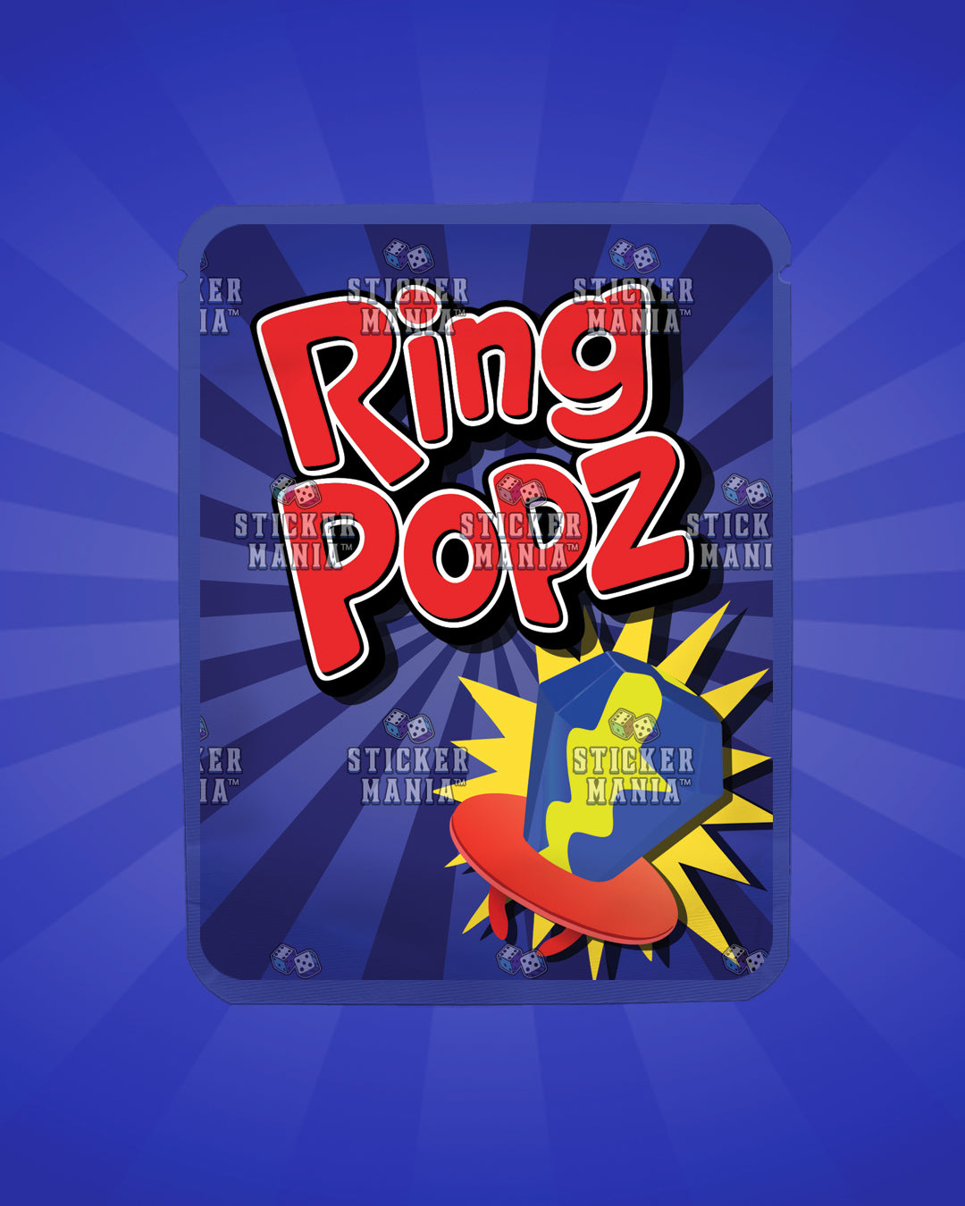 Ring Popz Blueberry Lemon | Pre-Made Sticker Bag | 3.5g