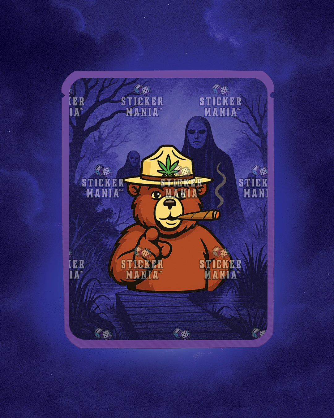 Ghost OG | Pre-Made Sticker Bag | 3.5g