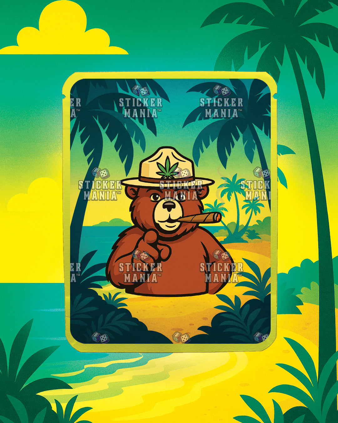 Ocean Beach OG | Pre-Made Sticker Bag | 3.5g