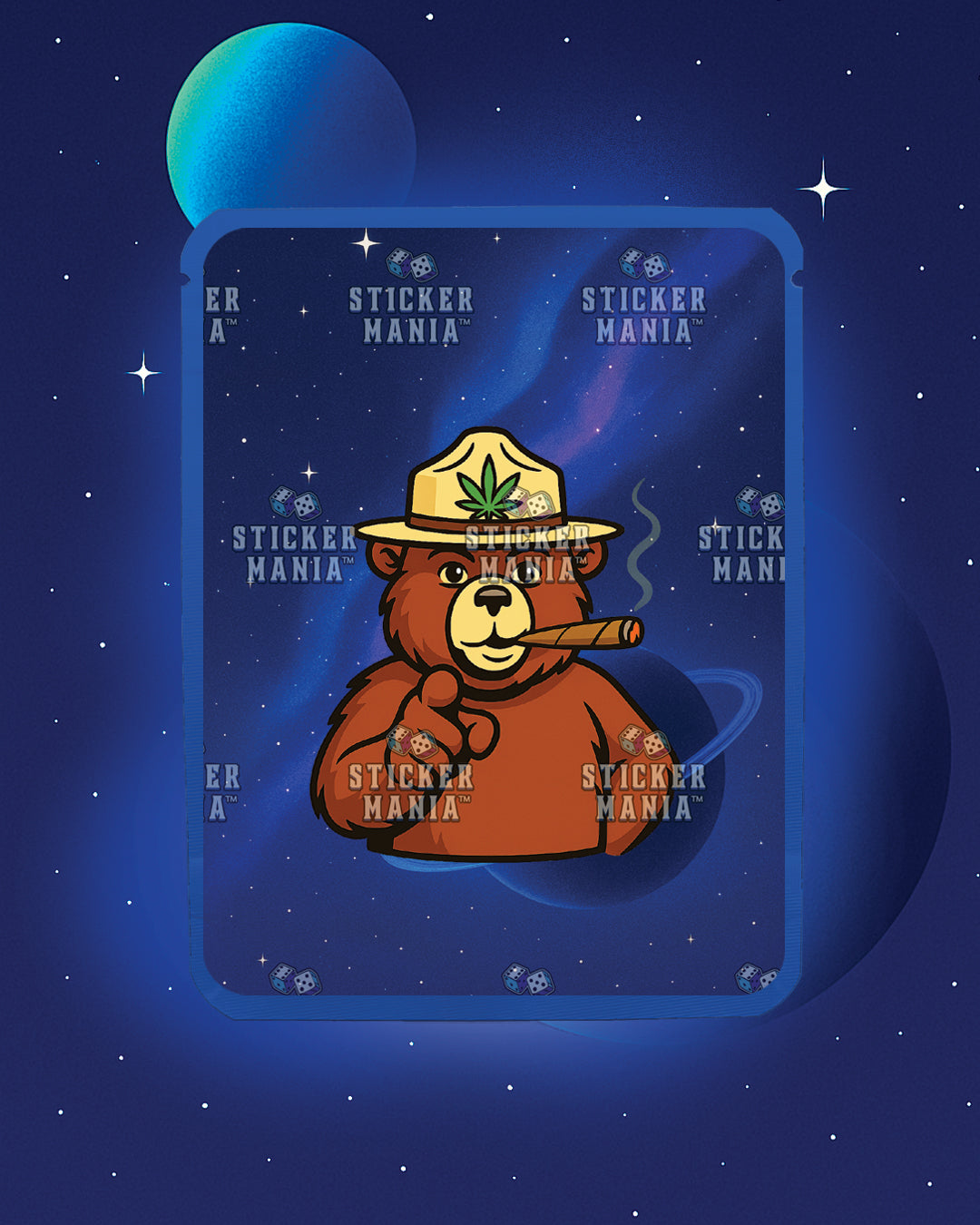 Saturn OG | Pre-Made Sticker Bag | 3.5g