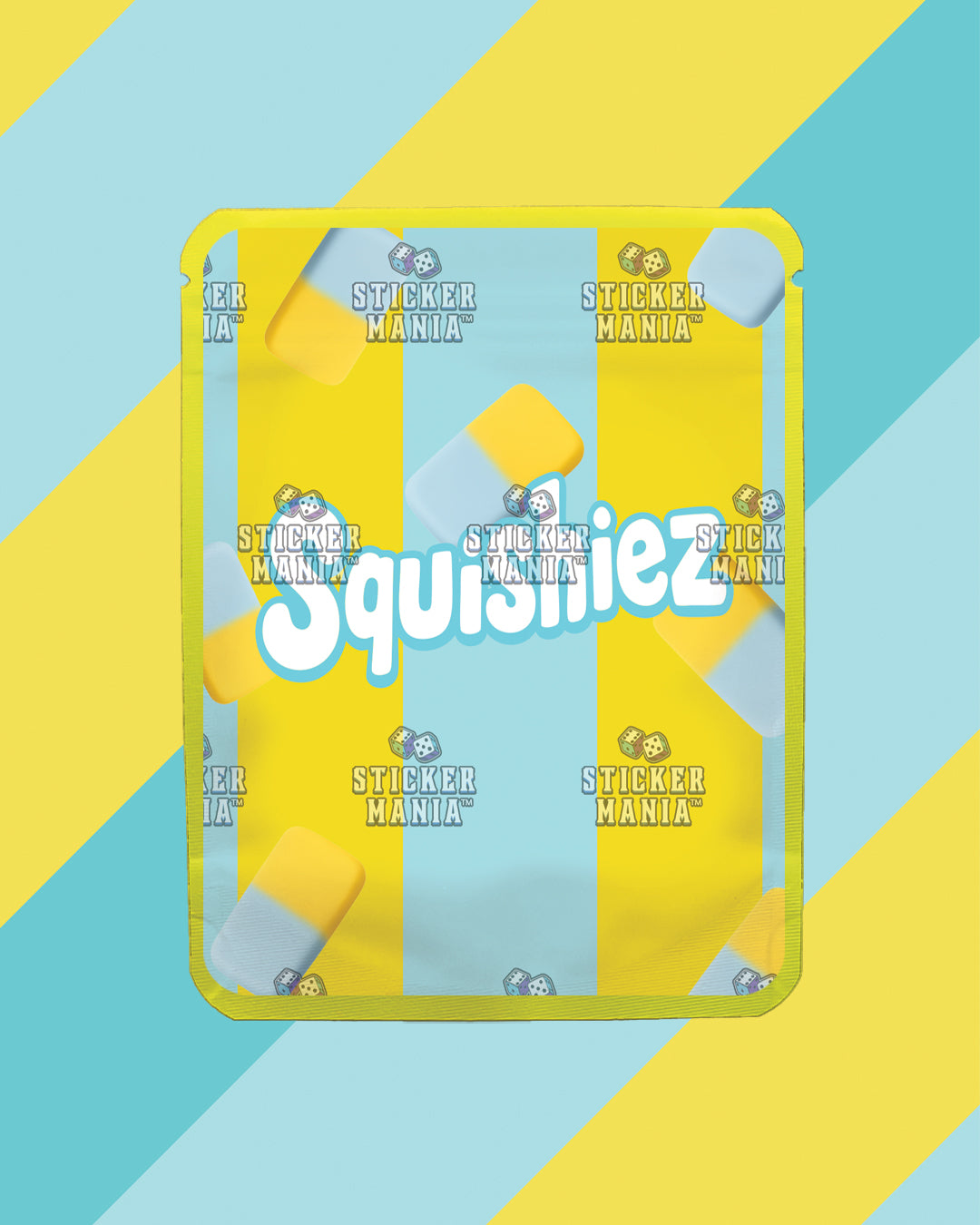 Squishiez Blueberry Lemon | Pre-Made Sticker Bag | 3.5g