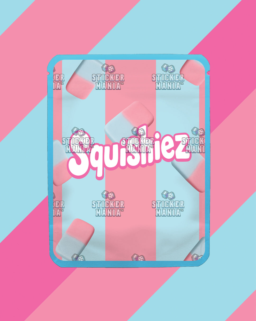 Squishiez Bubble Gum | Pre-Made Sticker Bag | 3.5g