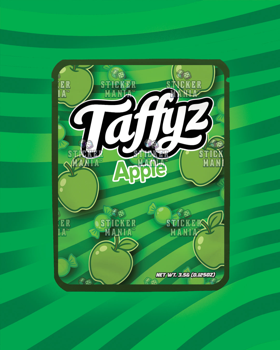 Taffyz Apple | Pre-Made Sticker Bag | 3.5g