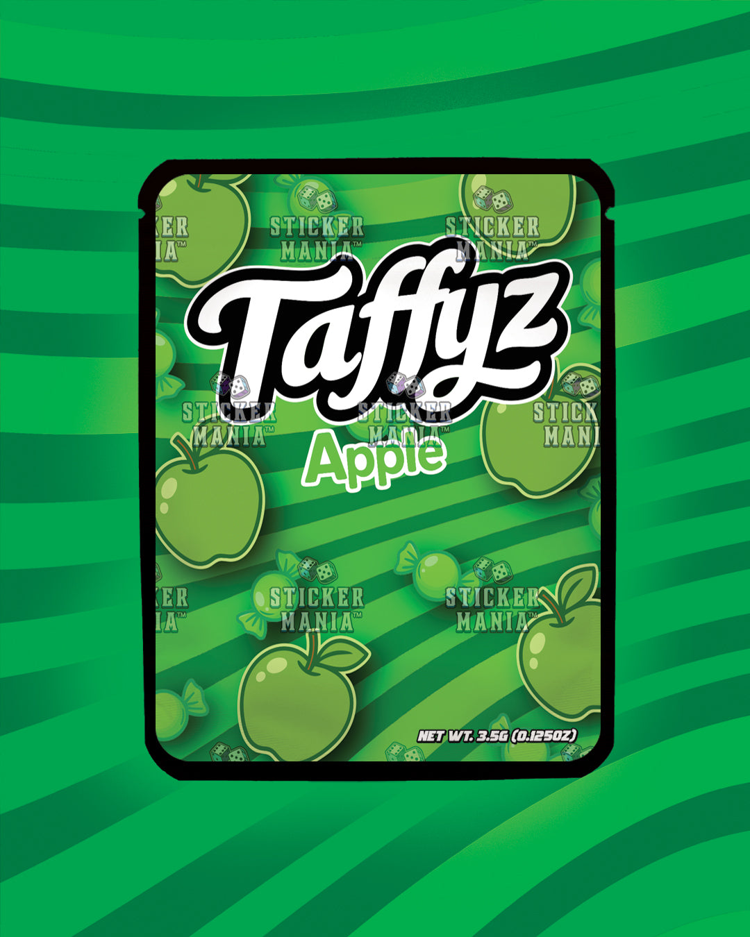 Taffyz Apple | Pre-Made Sticker Bag | 3.5g