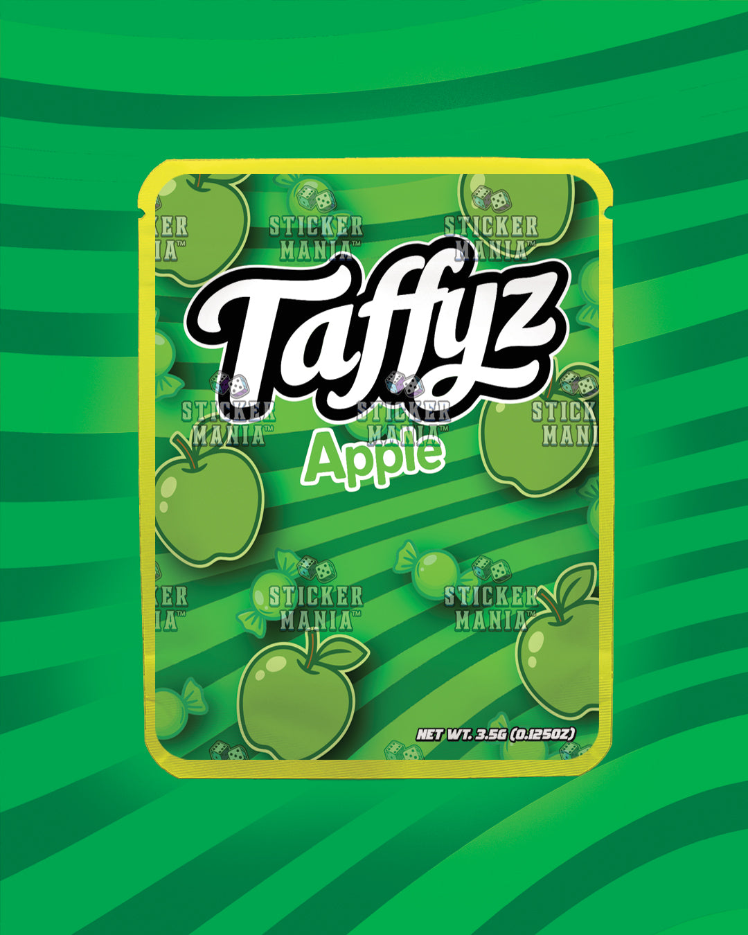 Taffyz Apple | Pre-Made Sticker Bag | 3.5g