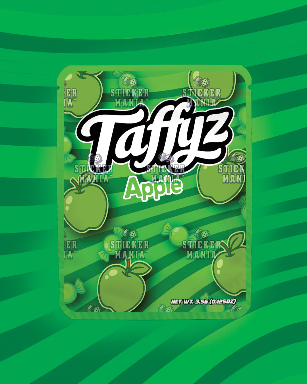 Taffyz Apple | Pre-Made Sticker Bag | 3.5g