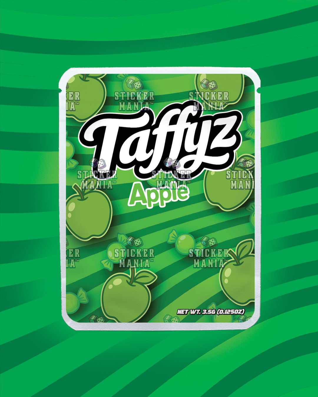 Taffyz Apple | Pre-Made Sticker Bag | 3.5g