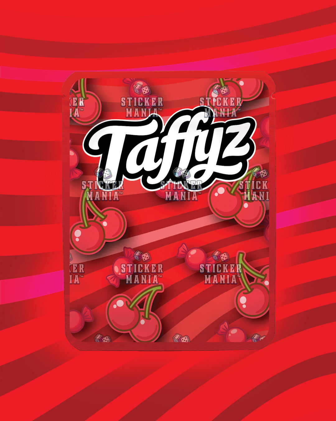 Taffyz Cherry | Pre-Made Sticker Bag | 3.5g
