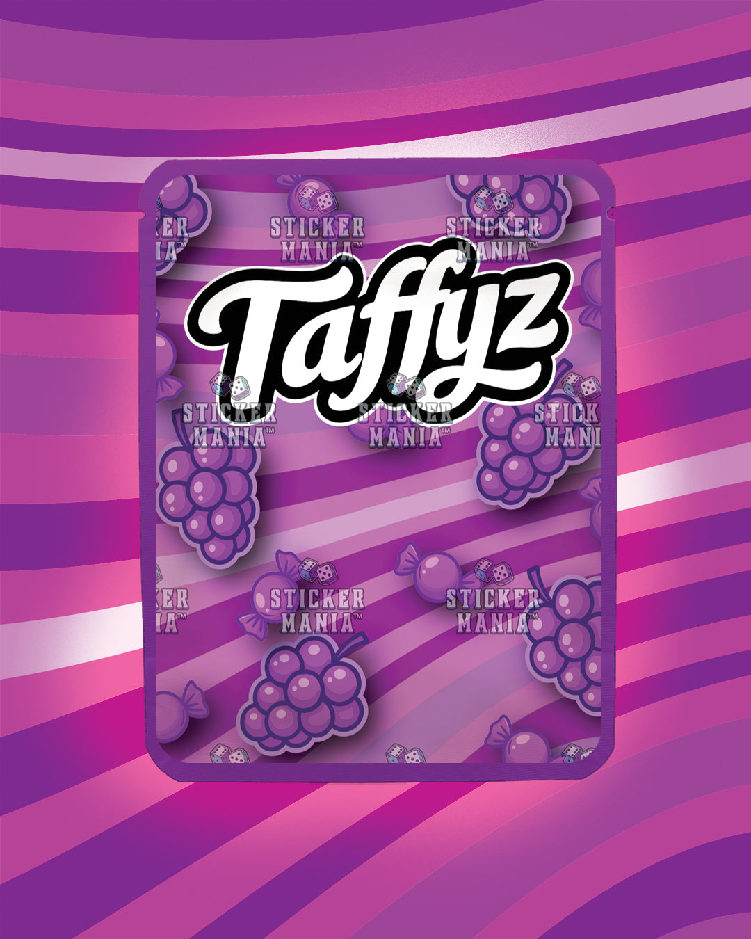 Taffyz Grape | Pre-Made Sticker Bag | 3.5g