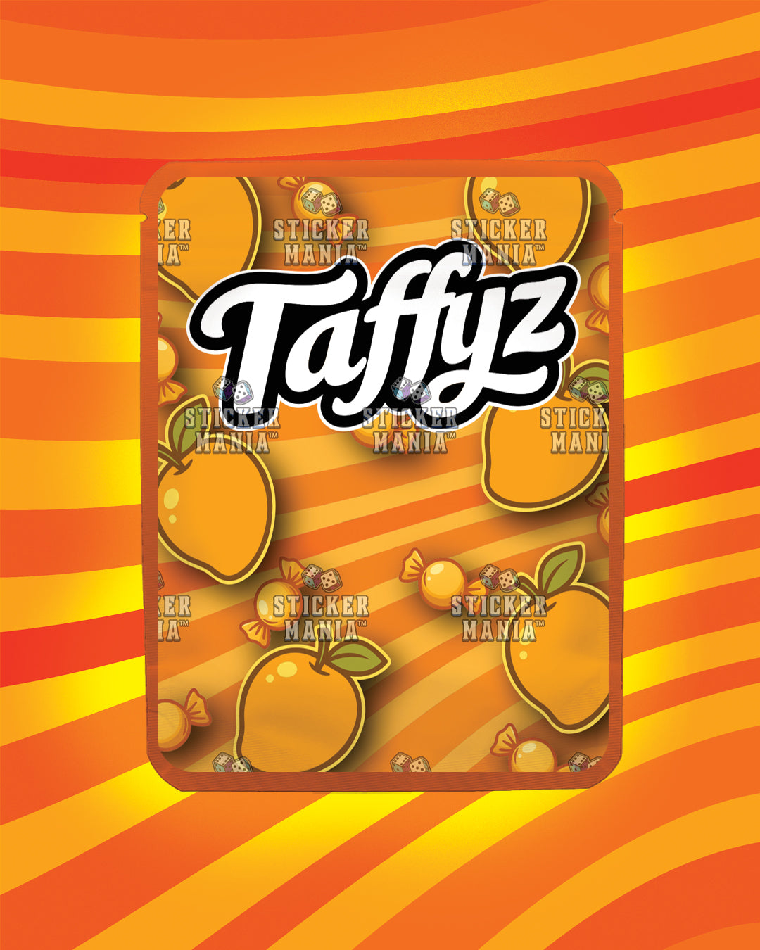 Taffyz Mango | Pre-Made Sticker Bag | 3.5g