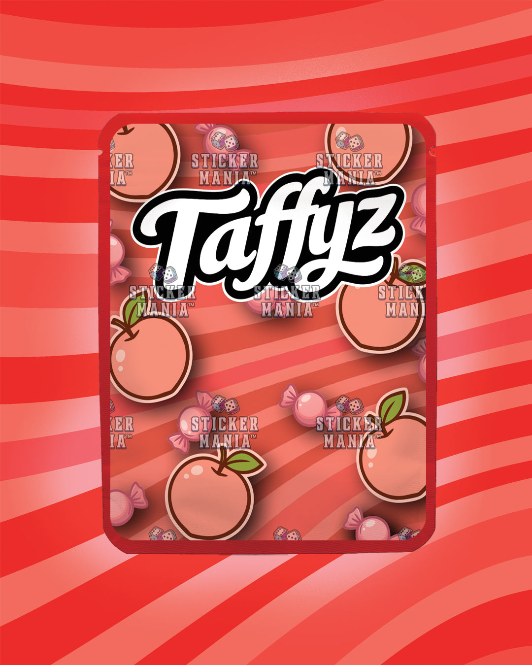 Taffyz Peach | Pre-Made Sticker Bag | 3.5g