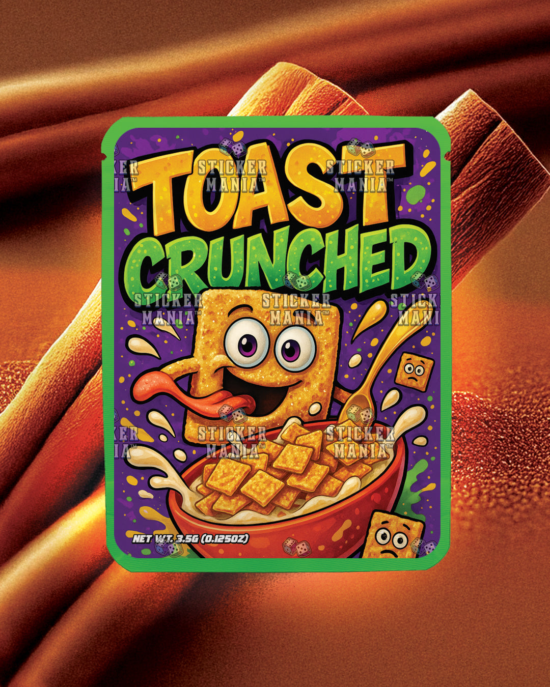 Toast Crunched | Pre-Made Sticker Bag | 3.5g